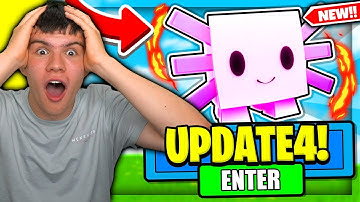 ALL NEW SECRET *UPDATE 4* FREE AXOLOTL PET CODES In Roblox Tapping Simulator Codes!