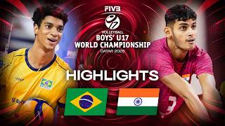 Brazil 🇧🇷 Vs. India 🇮🇳 - Highlights Round Of 16 Boys U17 World Championship