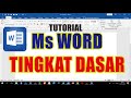 Belajar microsoft word lengkap untuk pemula sampai mahir vol1