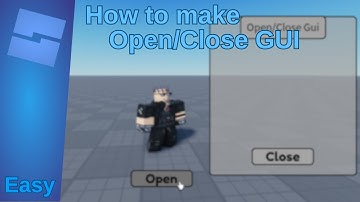 How to make a Open/Close GUI | Roblox Studio | 2023
