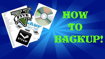 How to backup STEAM GAME FILES!