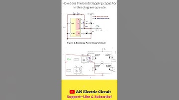 How Does The Bootstrapping Capacitor in This Diagram Operate | #shortsfeed #shorts #viral