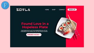 Professional Landing Page Design with Mobile || Pixellab App || Al-Amin Sarker screenshot 3