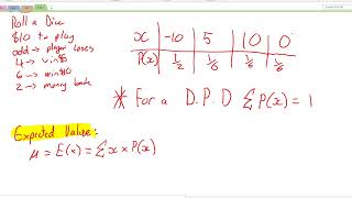 Unit 2 Lesson 15 Discrete probability Distributions