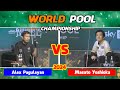 Alex pagulayan vs masato yoshioka  2024 world pool championship  june 04 worldpoolchampionship