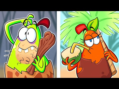 🏕️🔥 Men vs Women Survive the Wilderness! Crazy Survival Fails | Pear Couple 🍐