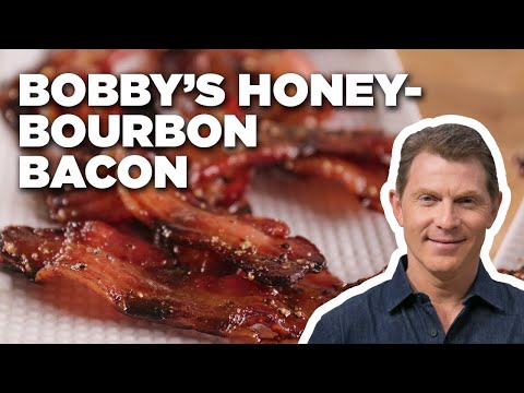 Honey-Bourbon Glazed Bacon with Bobby Flay | Brunch @ Bobby’s | Food Network