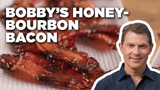 HoneyBourbon Glazed Bacon with Bobby Flay | Brunch @ Bobby’s | Food Network