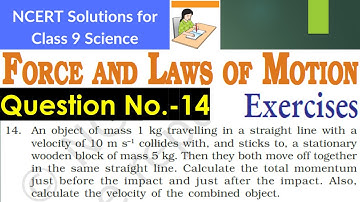 Q.-14 NCERT Class 9 Science Chapter 9 Force and laws of motion Exercise Question no. 14