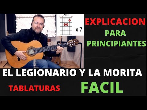 Aprende a Tocar EL LEGIONARIO Y LA MORITA en Guitarra - Tutorial paso a paso
