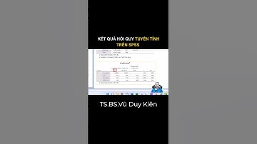 Kết quả hồi quy tuyến tính #shorts