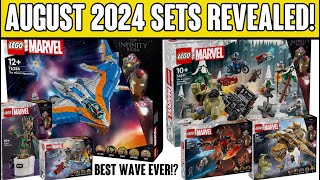FIRST LOOK: LEGO MARVEL August 2024 Sets REVEALED!  Best Wave EVER!?