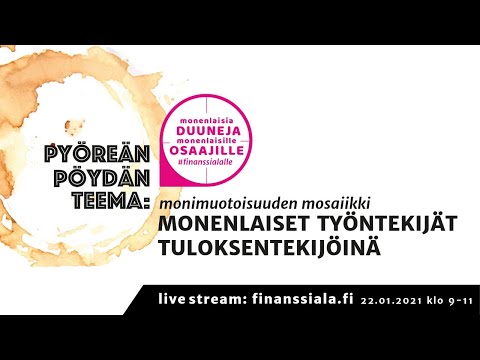 Pyöreän pöydän webinaari - Monimuotoisuuden mosaiikki 22.1. klo 9-11