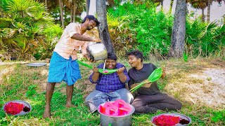 ROSE MILK MAKING IN VILLAGE COOKING STYLE|| summa irukko