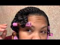 *The Most Moisturized * Roller Twist Out On Natural Hair | Homemade Growth Oil |  Mom Life