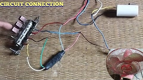table fan push button circuit connection | table fan regulator circuit connection |