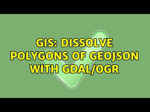 GIS: dissolve polygons