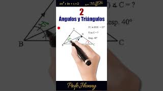✨Ángulos y Triángulos: Lo mínimo a saber✨#matematicas #ângulos #geometry