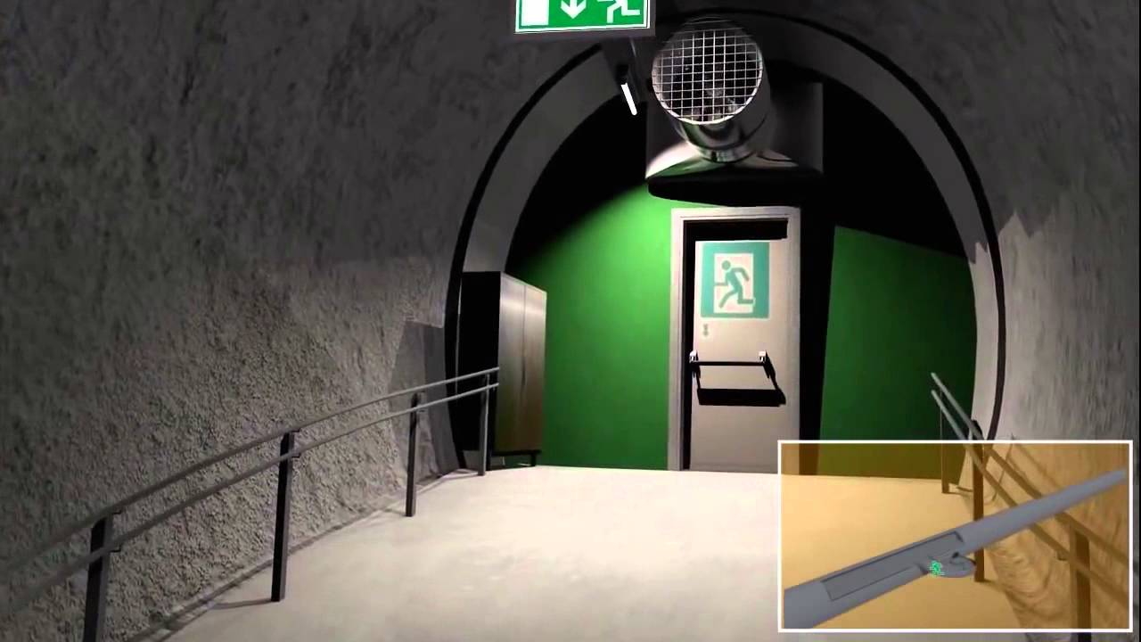 Rettungssystem im Arlbergtunnel: Verhalten im Ernstfall