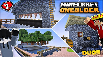 Minecraft One Block Duo Survival Series | Ep-2 | Wood Farm,Stone & more | @NSHEMPIRE 