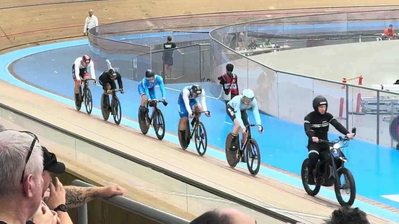 UCI WC 26 Men’s kierin repechage Rd1 Ht2