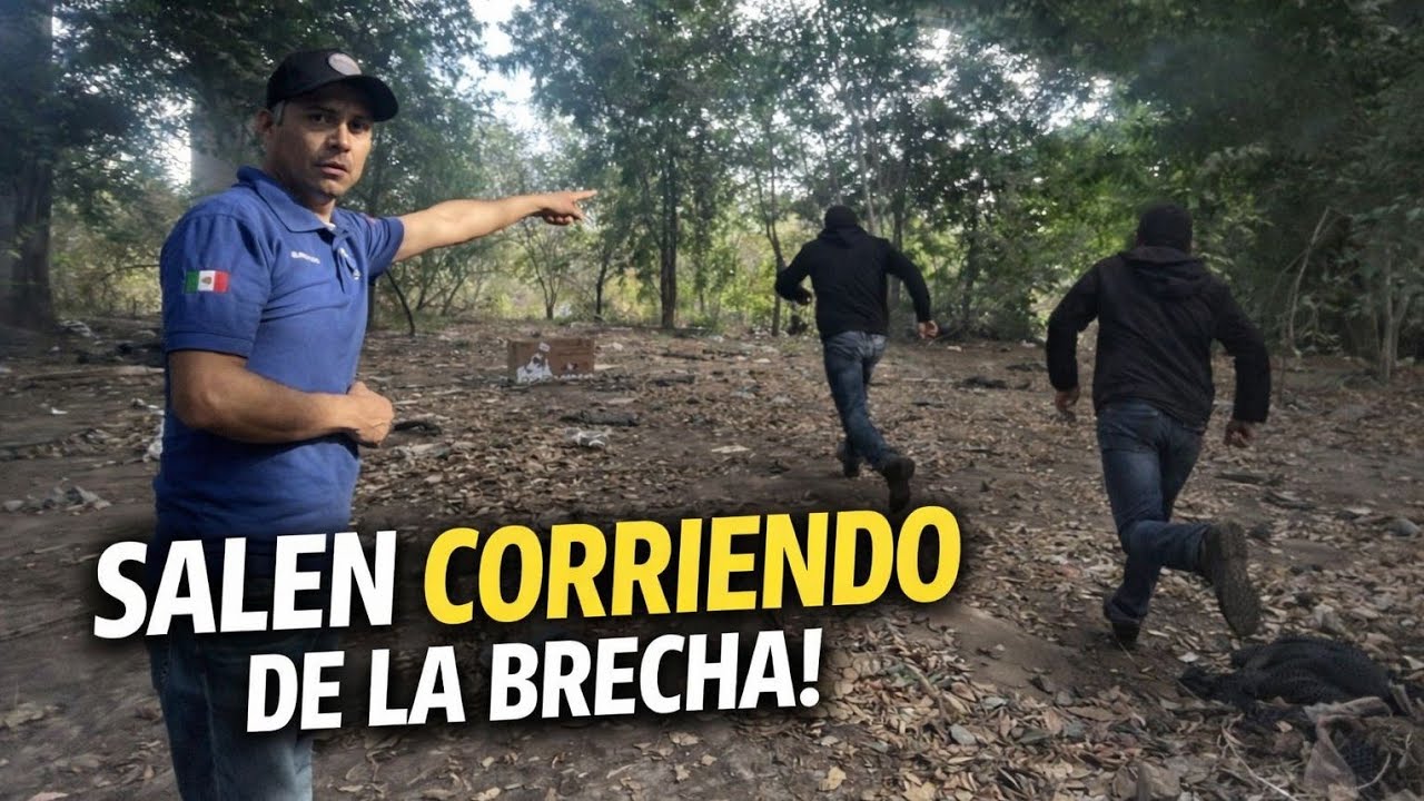 Había gente sospechosa aquí, salen corriendo😰