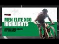 Round 9 - Men Elite XCO Snowshoe Highlights | 2022 Mercedes-Benz UCI MTB World Cup