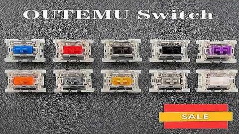 Outemu Switch Mechanical Keyboard Switch 3Pin Clicky Linear Tactile Silent Switches RGB LE