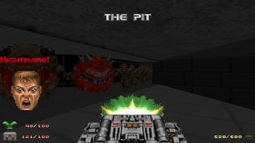 Doom 2 Nightmare Walkthrough | Level 9: The Pit