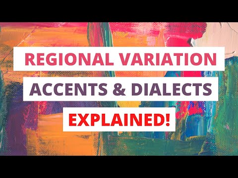 Regional Variation In Language: Accents & Dialects! | A Level English Revision by Barbara Njau