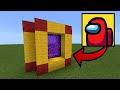 HOW The Make a PORTAL To The among us Dimension (Minecraft PE)