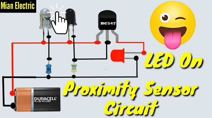 How to IR Proximity Sensor Circuit using BC 547 Transistor | Simple Proximity Sensor