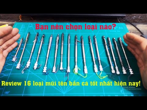 Video Tổng hợp các loại mũi tên bắn cá tốt nhất hiện nay - youtube