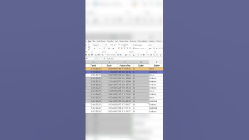 Excelde Tablodaki Tüm Satırları Farklı Renklere Boyama #EXCEL 751 #shorts #exceldersleri #exceltips