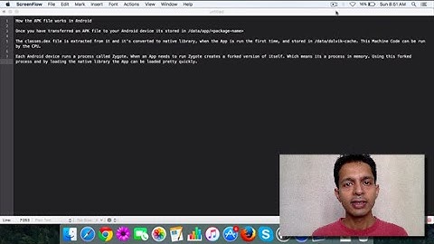 How the APK file works in Android