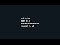Bob Dylan - 1990-11-14 - Braden Auditorium, Normal, IL, US