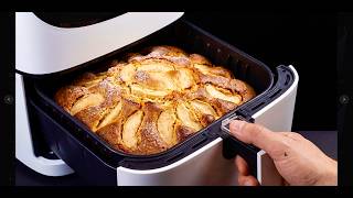 200g Apples + 4 Eggs + Air Fryer = An Incredibly Fluffy Cake! 🍎