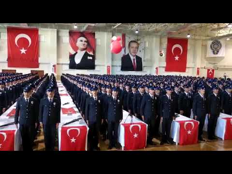 23.DÖNEM ERZİNCAN POMEM YEMİN TÖRENİ.Part3.(Kep Atma)