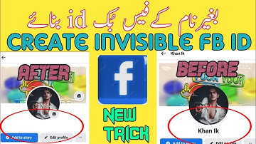 How to Make Invisible Name Account On Facebook 2022 |Facebook invisible Name Account 2022 K.ATrickr