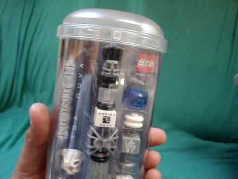 YouTube thumbnail: Bionicle Review: Kopaka Nuva Bionicle Pen *Special Review*