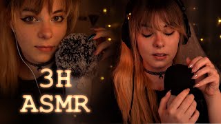 ASMR | 3h layered Unintelligible Whispering & Relaxing Sounds for Deep Sleep - no talking