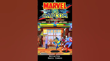 MVC1 Wolverine Basic Combos #wolverine #shorts #mvc #marvel #combos #breadandbutter