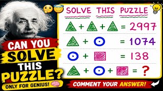 The Real Indian  is live math puzzle #iq test #brainteasers
