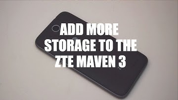 Add more storage to your ZTE Maven 3
