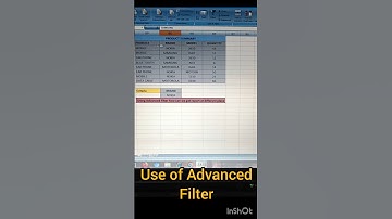 Advanced Filter in Excel ! #short #shorts #shortsfeed #viral #exceltips #excel #msexcel