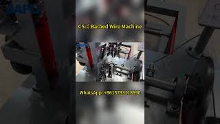 CS-C Barbed Wire Machine Running at High Speed #shorts