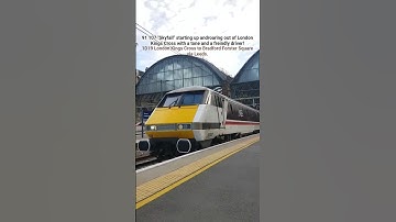 91 107 with a spectacular departure! #train #class37 #railwaycontent #trainspotting #class66 #viral