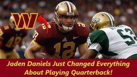 Jayden Daniels Is Evolving Faster Than Any NFL QB — The League Should Be Worried | #commandersnews