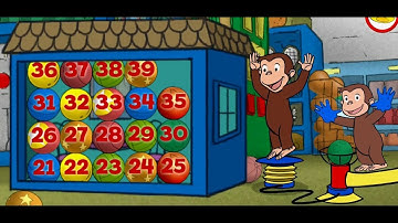 BBC 4 KIDS | Learning numbers With Curious George  | Monkey Jump |