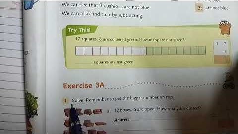 Class -2 Maths Exercise-3A | Ch-3 Subtraction | How to solve word problems | Oxford book